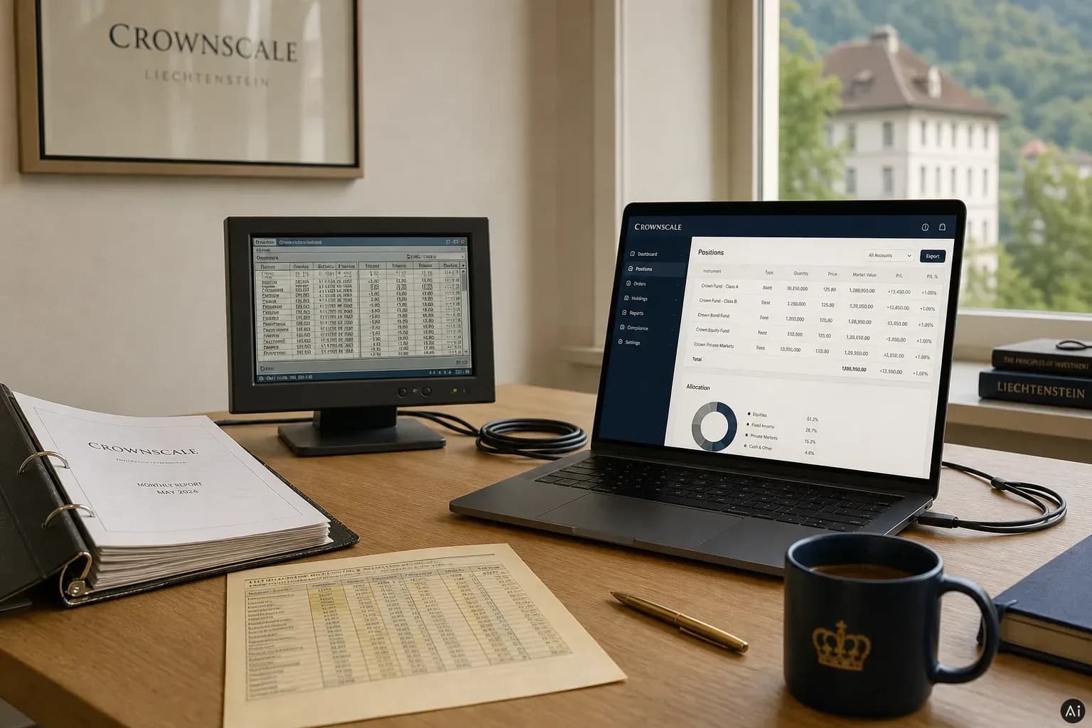 Bestehendes System und neue Oberfläche nebeneinander